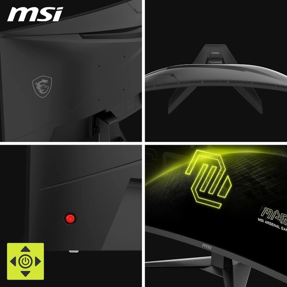 MSI MAG 275CQF E18 - 27" - Rapid VA- 2K - 180HZ - 1MS -HDR - CURVED