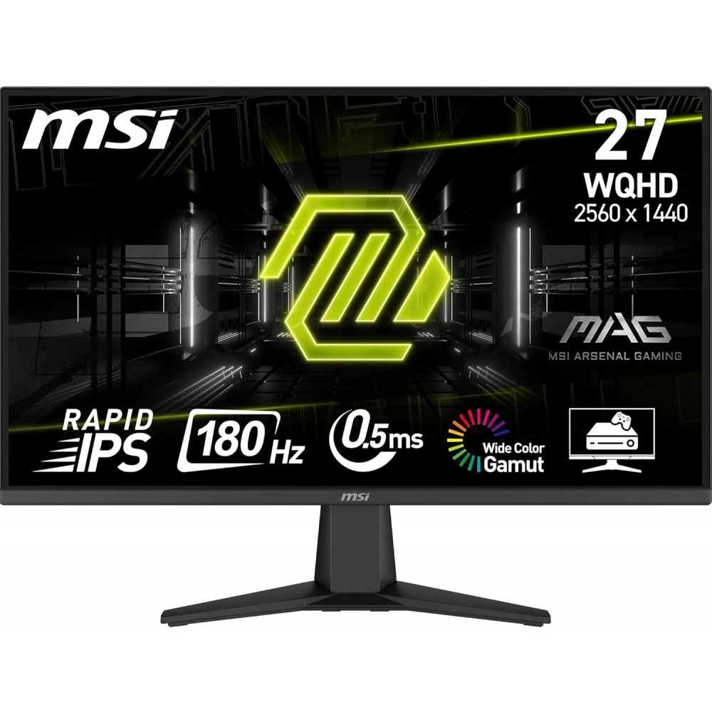 MSI MAG 275QF - 27" - 2K - 0.5MS G2G - 180Hz - Rapid IPS - HDR MSI MAG 275QF - 27" - 2K - 0.5MS G2G - 180Hz - Rapid IPS - HDR