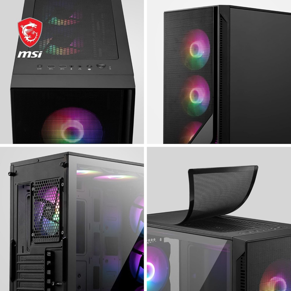 MSI MAG FORGE 120A AirFlow Gaming Mid Tower Case