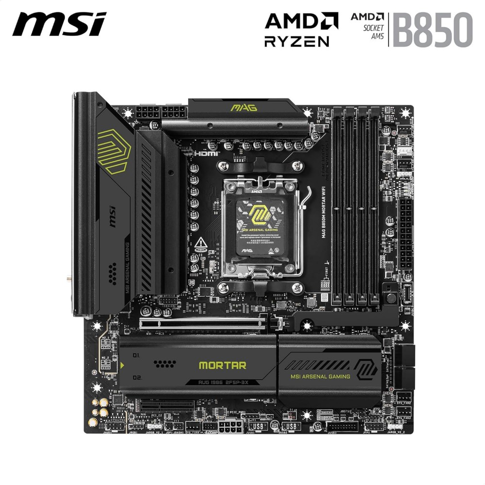 MSI MAG B850M MORTAR WIFI AM5 MSI MAG B850M MORTAR WIFI AM5