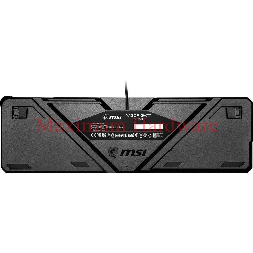MSI VIGOR GK71 Sonic RGB Mechanical Blue switches