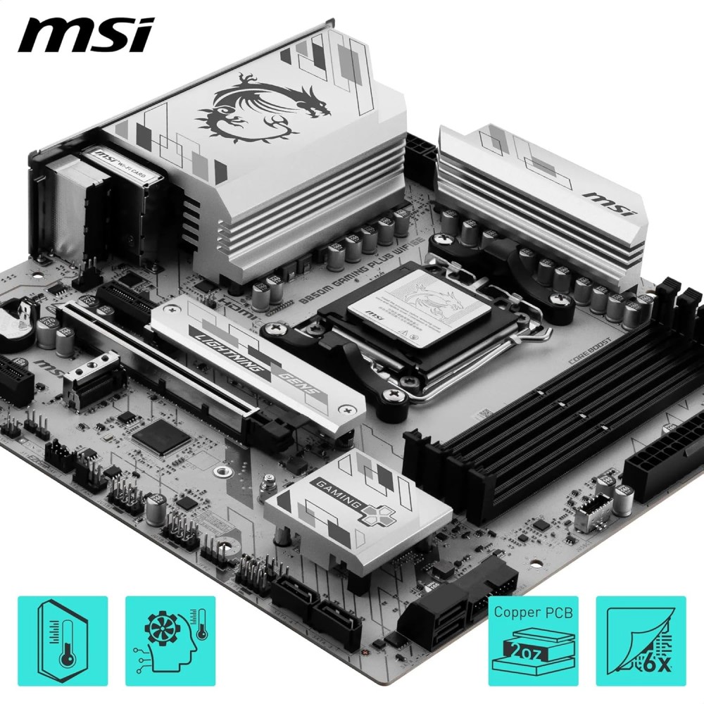 MSI B850M GAMING PLUS WIFI6E AM5