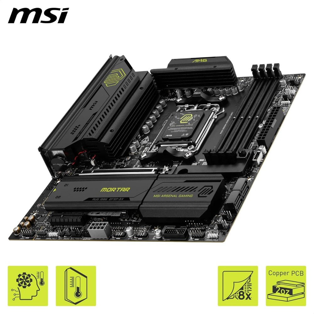 MSI MAG B850M MORTAR WIFI AM5 MSI MAG B850M MORTAR WIFI AM5