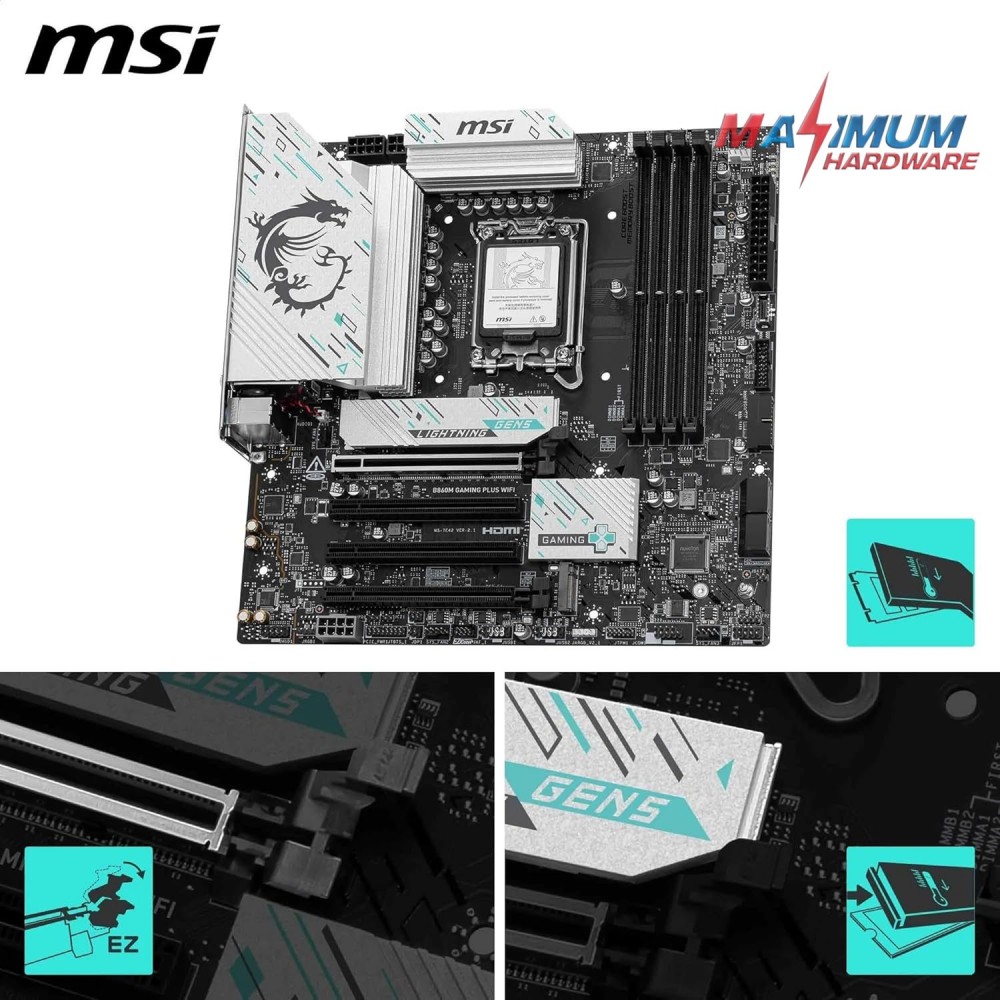 MSI B860M GAMING PLUS WIFI (LGA 1851)