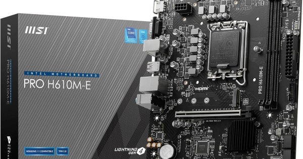 MSI H610M-E LGA1700 - PRO H610M-E