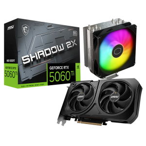 MSI RTX 5060 TI SHADOW 2X OC PLUS 8GB GDDR7 + Cooler Master HYPER 212 SPECTRUM V3