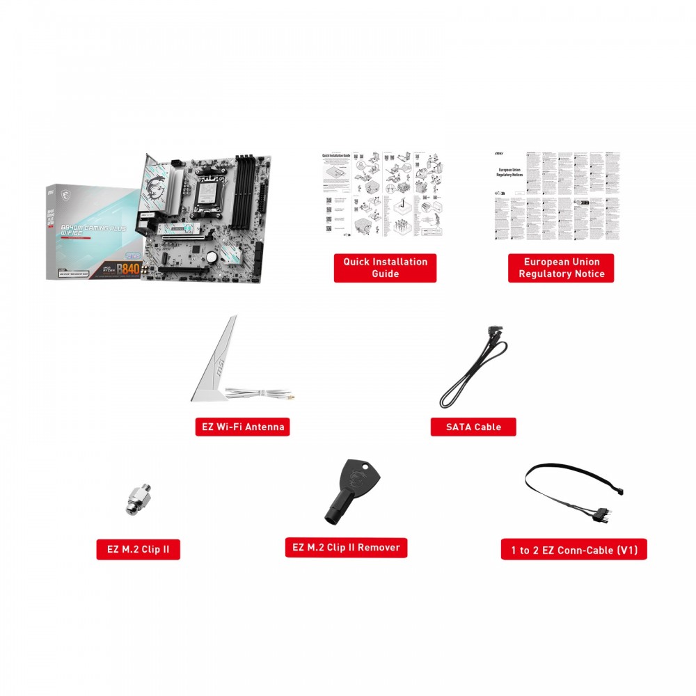 MSI B840M GAMING PLUS WIFI6E AM5