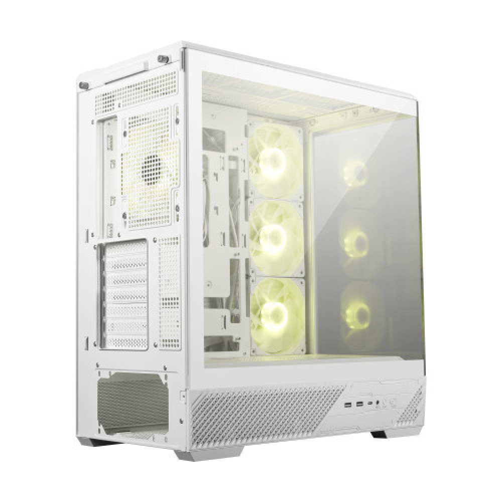 MSI MAG PANO 130R PZ White Gaming Mid Tower Case