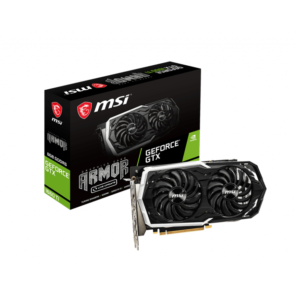 MSI GeForce GTX 1660 Ti ARMOR 6G GDDR6 