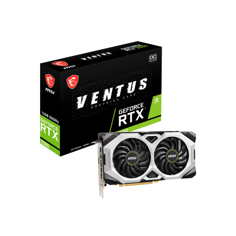 MSI GeForce RTX 2060 VENTUS  OC 12GB GDDR6