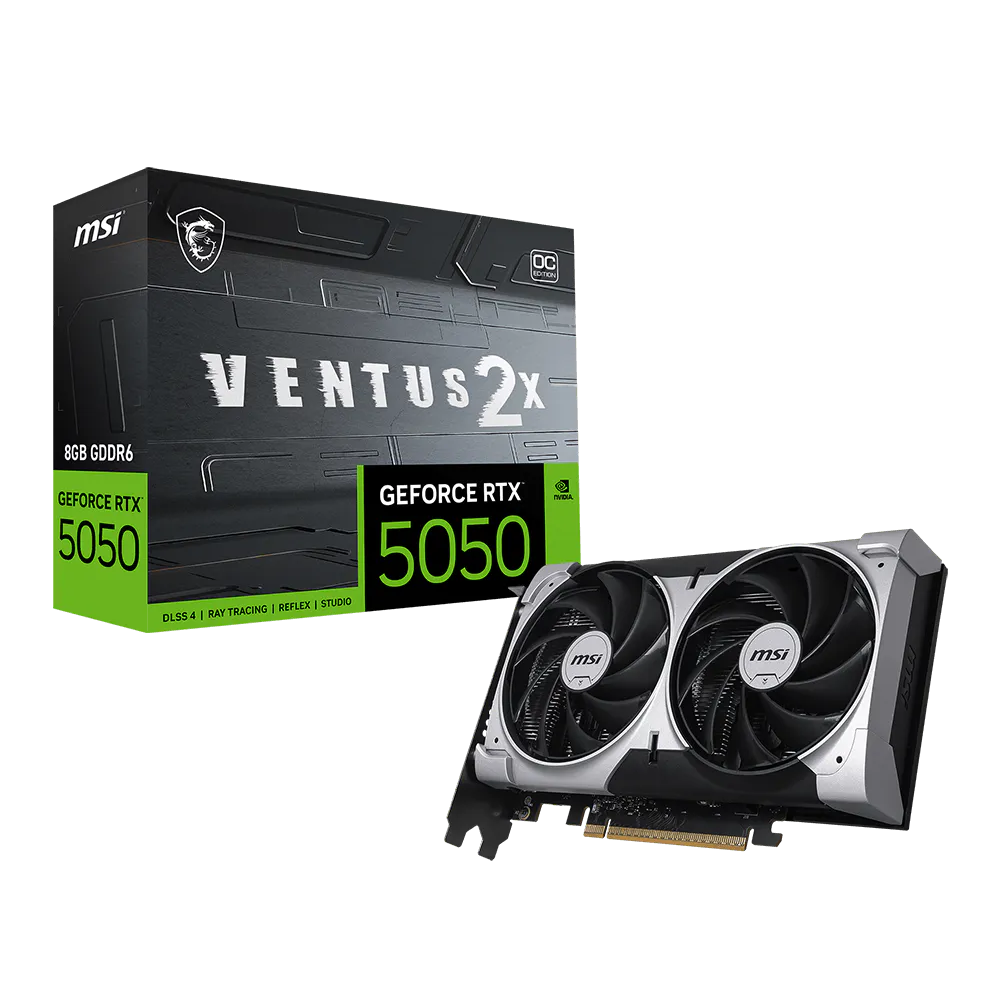MSI RTX 5050 VENTUS 2X OC 8GB GDDR6