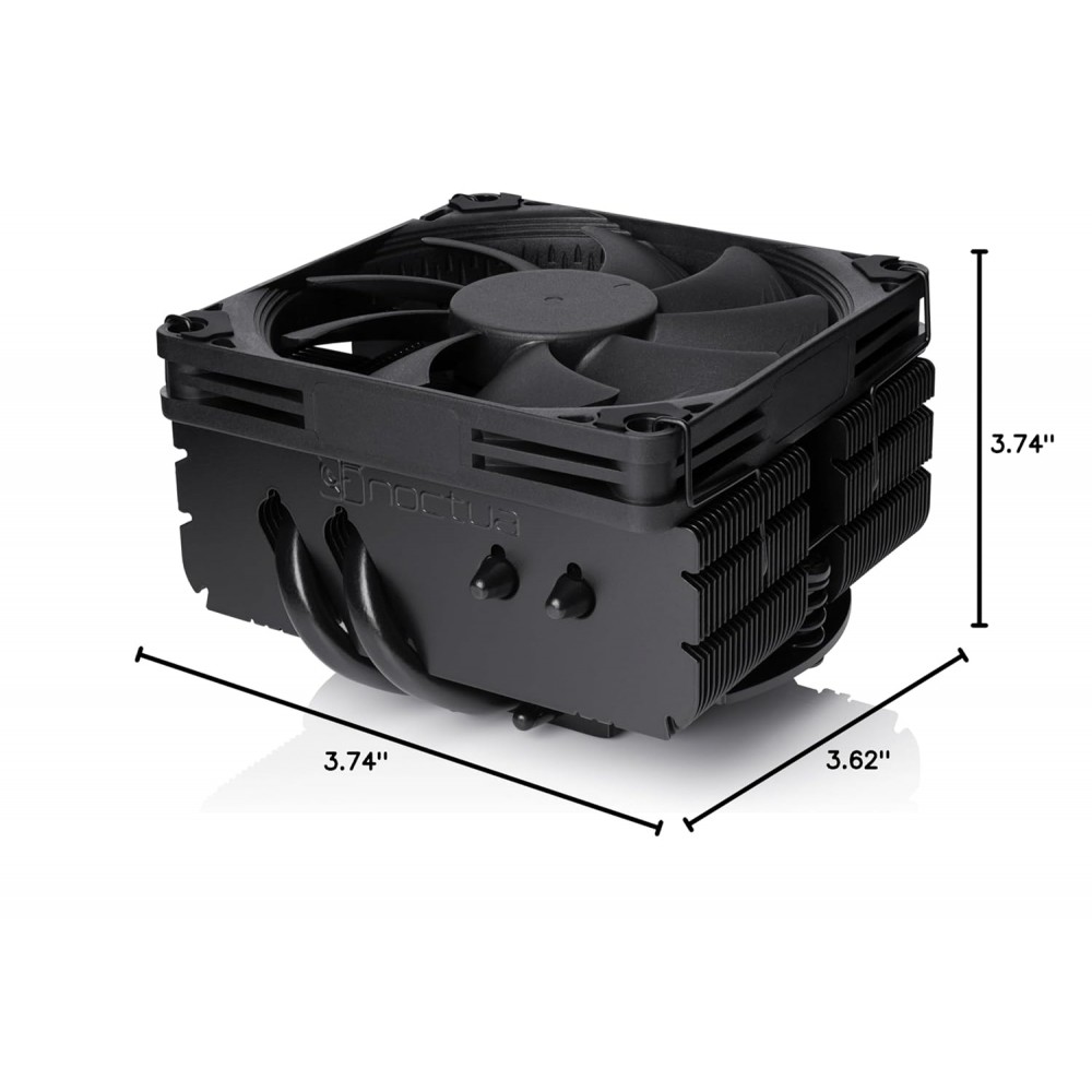 Noctua NH-L9x65 Chromax Black, Premium Low-Profile CPU Cooler (65mm, Black)