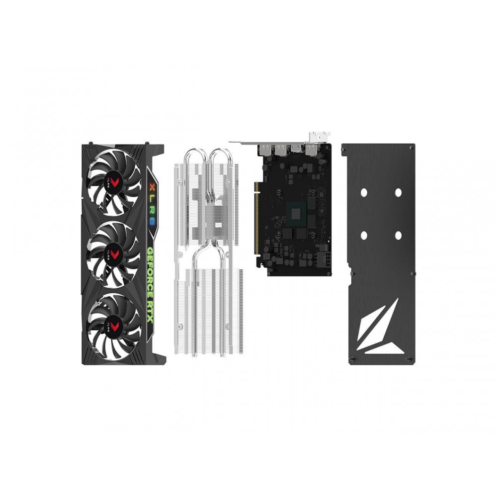 PNY GeForce RTX™ 4060 XLR8 Gaming Verto™ RGB Triple Fan 8G GDDR6