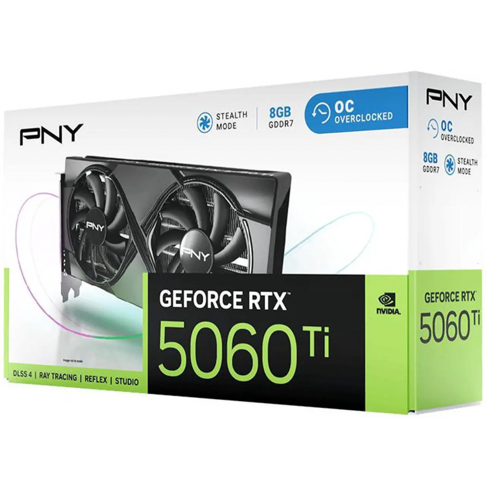 PNY DUAL FAN OC GeForce RTX 5060 Ti 8GB GDDR7 PNY DUAL FAN OC GeForce RTX 5060 Ti 8GB GDDR7