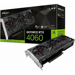 PNY GeForce RTX™ 4060 XLR8 Gaming Verto™ RGB Triple Fan 8G GDDR6