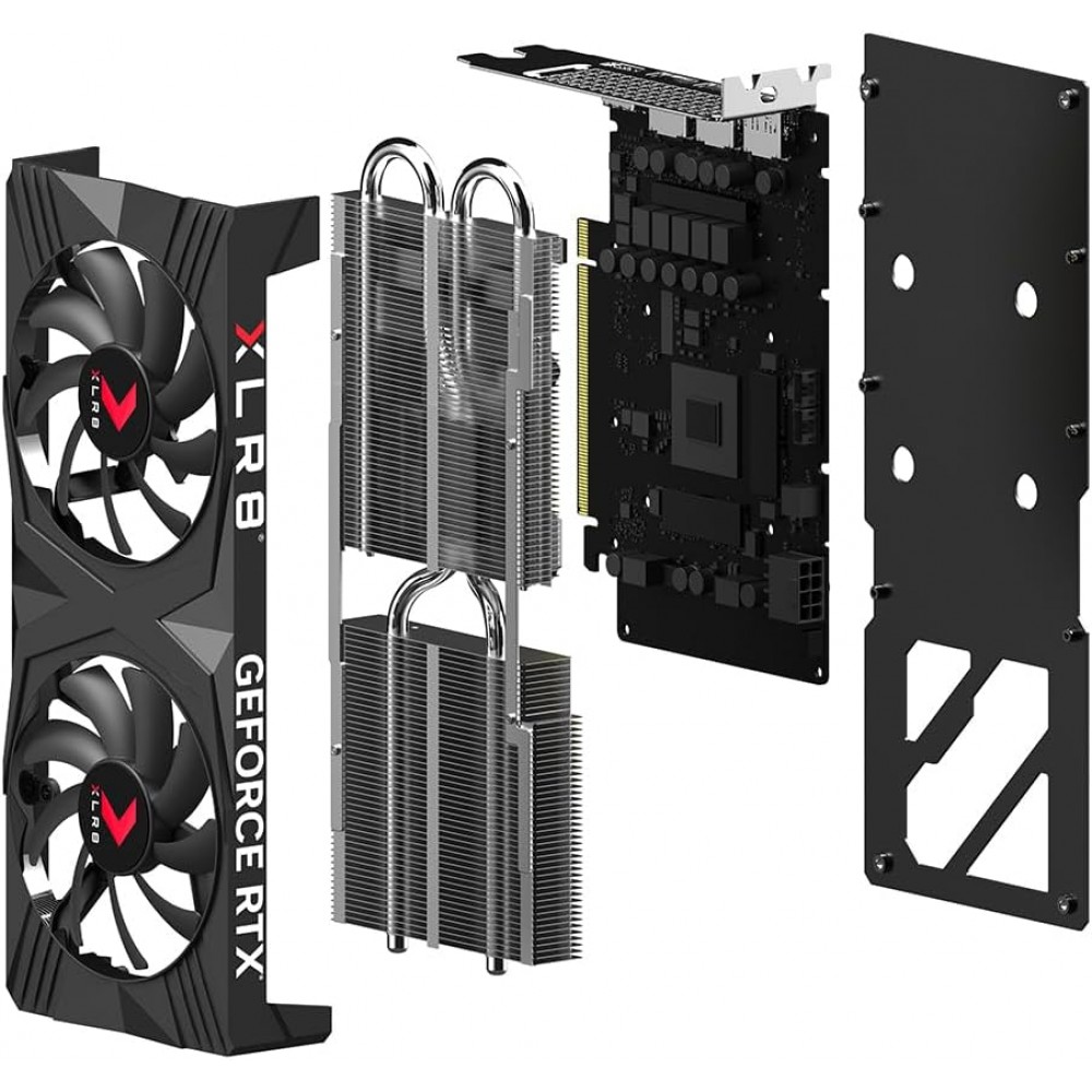 PNY RTX 4060 Ti XLR8 Gaming VERTO OC Dual Fan 8GB GDDR6