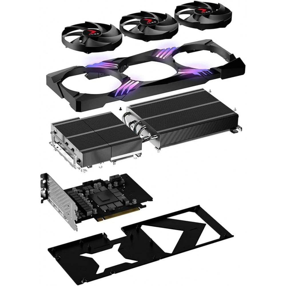 PNY GeForce RTX™ 4070 TI Super 16GB GDDR6X XLR8 Gaming Verto Epic-X RGB™ Triple Fan