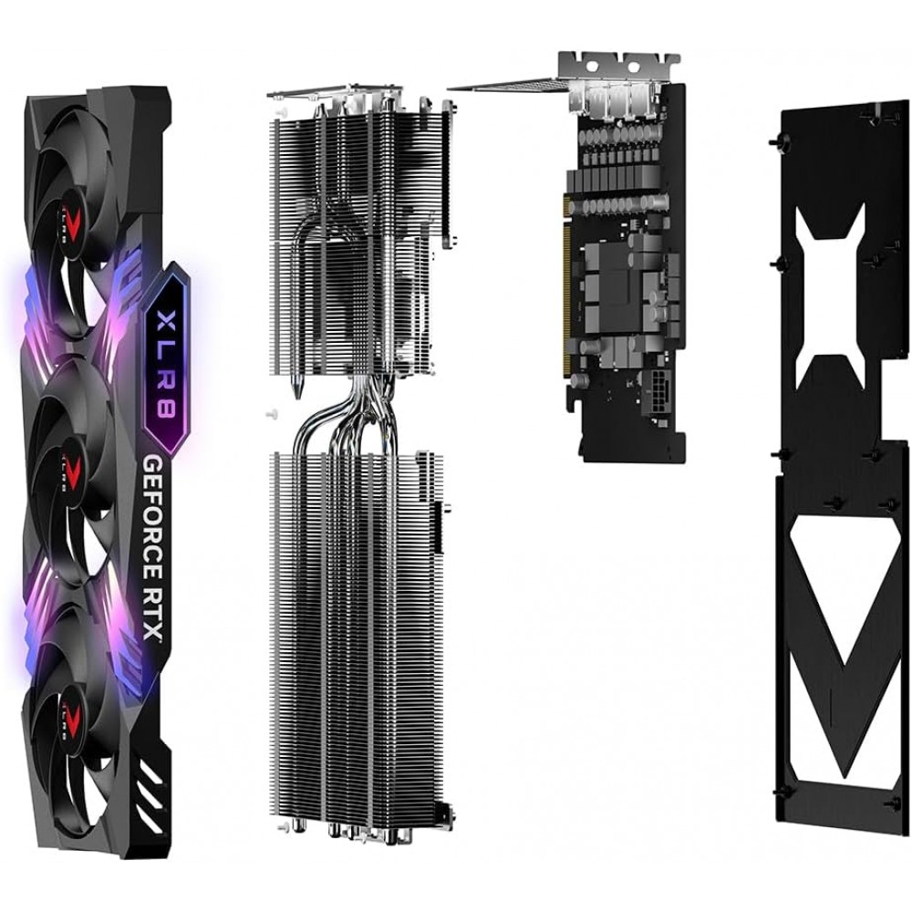 PNY GeForce RTX™ 4070 TI Super 16GB GDDR6X XLR8 Gaming Verto Epic-X RGB™ Triple Fan