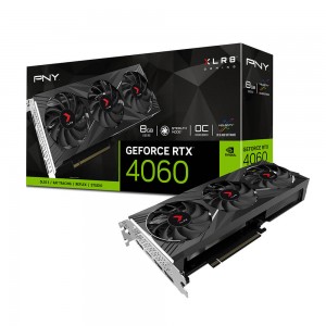 PNY GeForce RTX™ 4060 XLR8 Gaming Verto™ RGB Triple Fan OC 8G GGDR6