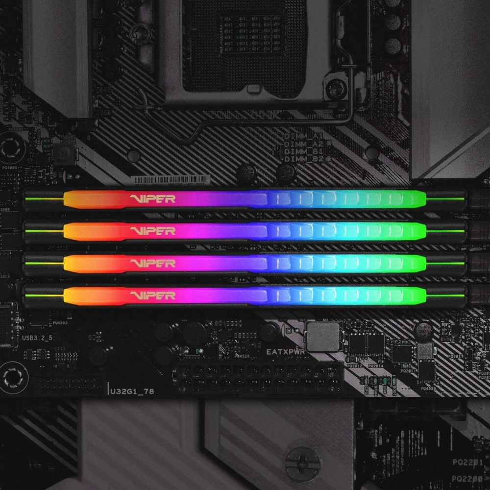 Patriot Viper Steel RGB 16GB DDR4 3200 CL18 1.35V Patriot Viper Steel RGB 16GB DDR4 3200 CL18 1.35V