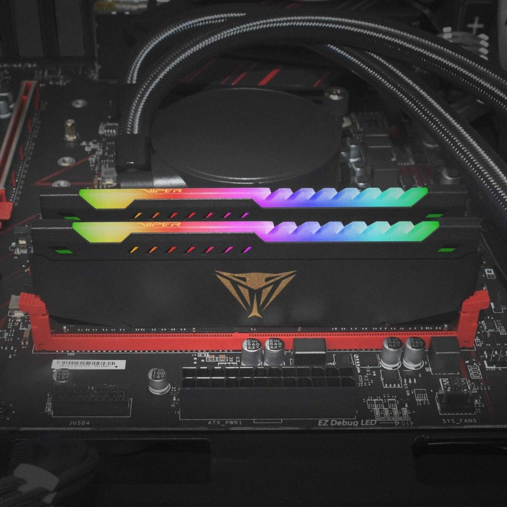 Patriot Viper Steel RGB 16GB DDR4 3200 CL18 1.35V Patriot Viper Steel RGB 16GB DDR4 3200 CL18 1.35V