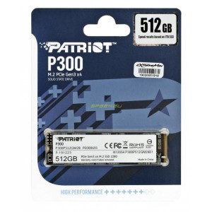 Patriot P300 M.2 2280 512GB PCIe Gen3 x4, NVMe 1.3