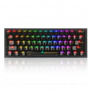 REDRAGON FIZZ K617CTB-RGB 60% WIRED MECHANICAL KEYBOARD ( Black )