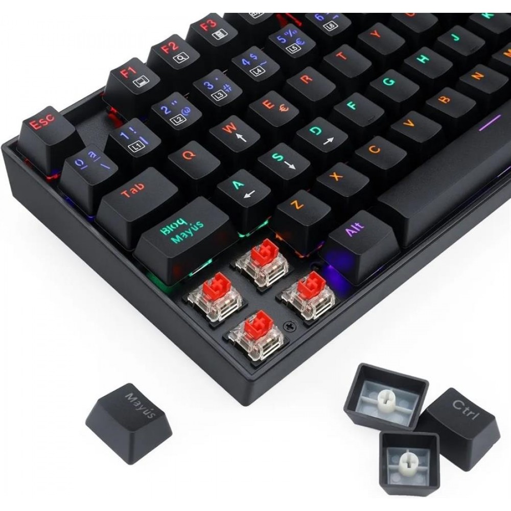 REDRAGON K552 Kumara Rainbow Mechanical Gaming Keyboard  (RED Switch )