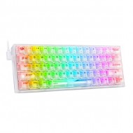 REDRAGON FIZZ K617CT-RGB 60% WIRED MECHANICAL KEYBOARD ( White )