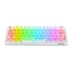 REDRAGON FIZZ K617CT-RGB 60% WIRED MECHANICAL KEYBOARD ( White )