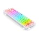 REDRAGON FIZZ K617CT-RGB 60% WIRED MECHANICAL KEYBOARD ( White )