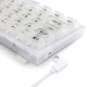 REDRAGON FIZZ K617CT-RGB 60% WIRED MECHANICAL KEYBOARD ( White )