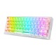 REDRAGON FIZZ K617CT-RGB 60% WIRED MECHANICAL KEYBOARD ( White )