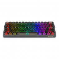 REDRAGON FIZZ K617CTB-RGB 60% WIRED MECHANICAL KEYBOARD ( Black )