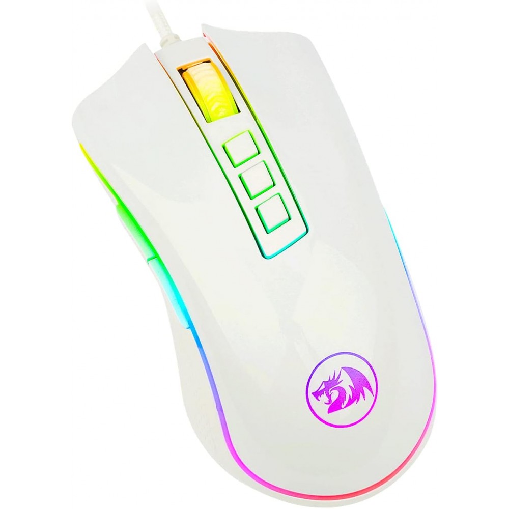 Redragon M711W Cobra Chroma Lunar White RGB Gaming Mouse