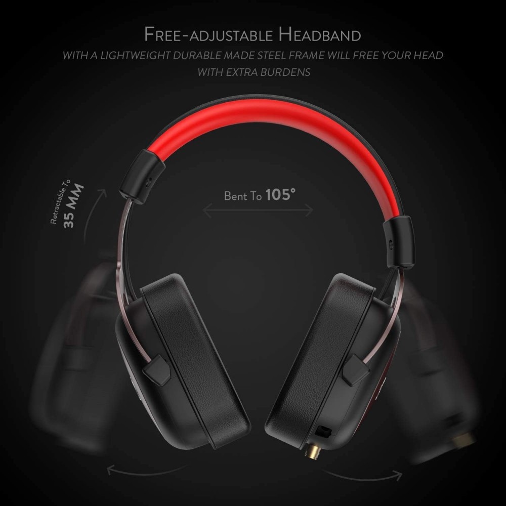 REDRAGON H510-FB Zeus Gaming Headset - 7.1 Surround Sound