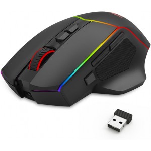 Redragon M814 AXE PRO RGB Tri-Mode 2.4G/USB-C/Bluetooth Gaming Mouse