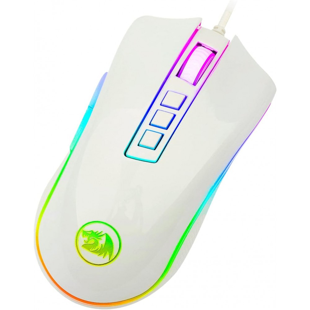 Redragon M711W Cobra Chroma Lunar White RGB Gaming Mouse