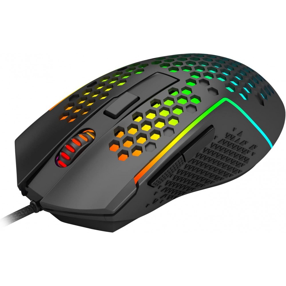 Redragon M808 Storm Lightweight RGB Honeycomb Gaming Mouse