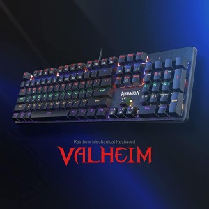 Redragon K608 Elite Valheim Rainbow Mechanical Gaming Keyboard ( RED SWITCH )