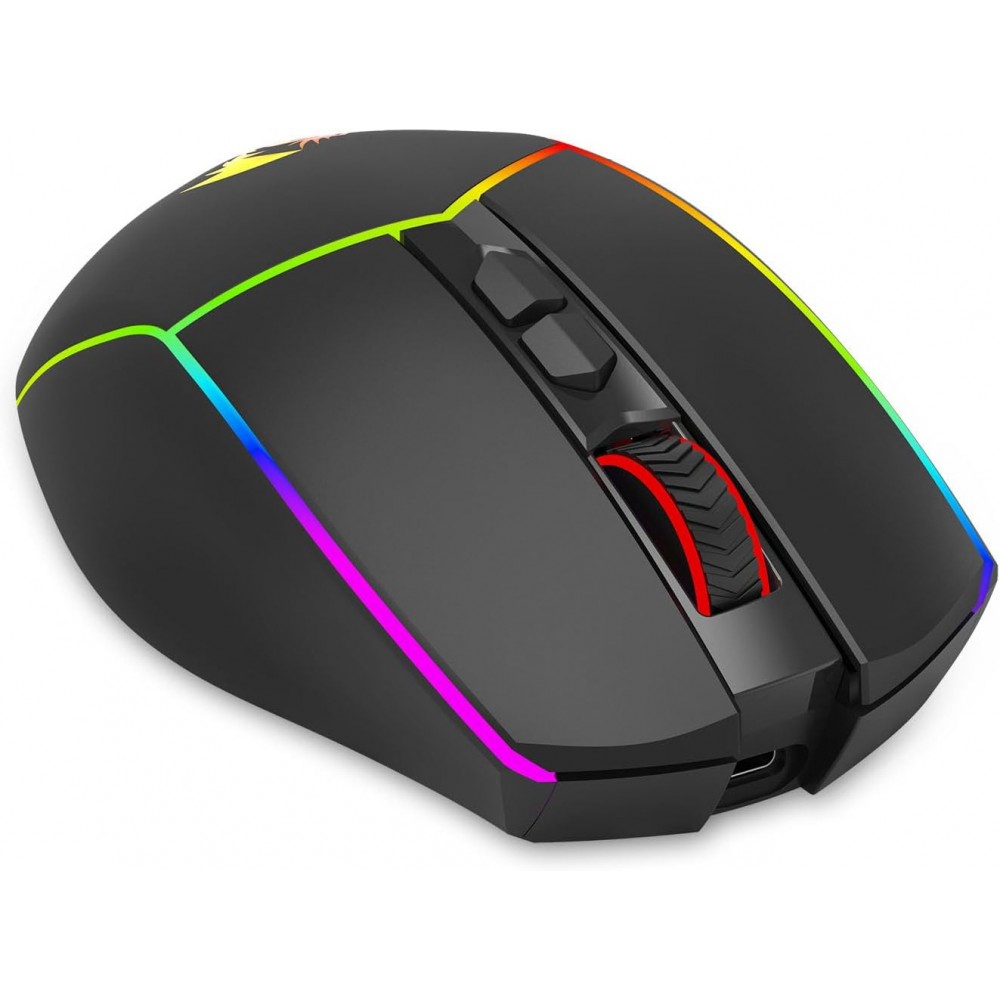 Redragon M814 AXE PRO RGB Tri-Mode 2.4G/USB-C/Bluetooth Gaming Mouse Redragon M814 AXE PRO RGB Tri-Mode 2.4G/USB-C/Bluetooth Gaming Mouse