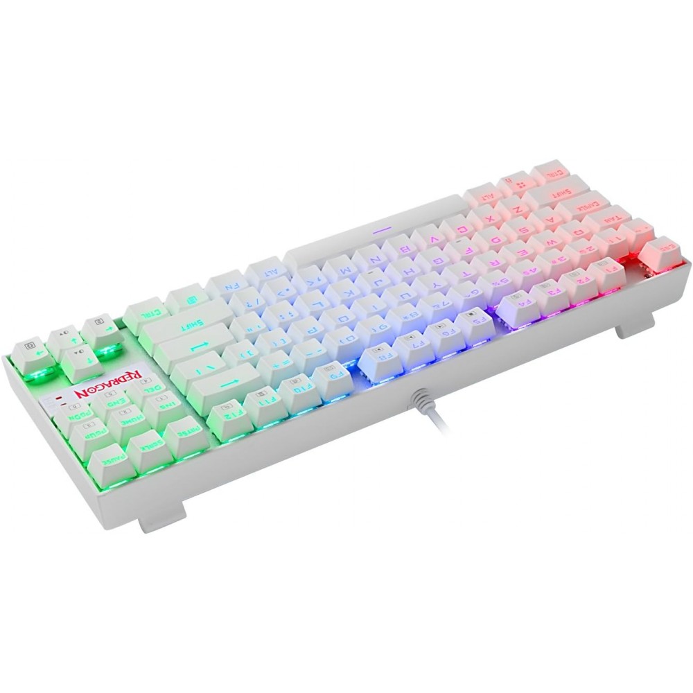 REDRAGON K552 Kumara RGB Mechanical Gaming Keyboard White (Blue Switch )