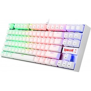 REDRAGON K552 Kumara RGB Mechanical Gaming Keyboard White (Blue Switch )
