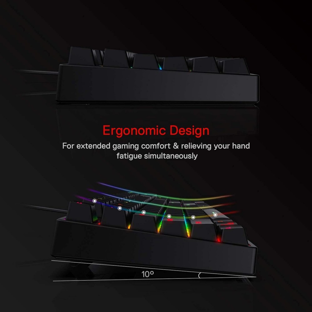 Redragon K582 SURARA RGB Mechanical Gaming Keyboard ( RED SWITCH )