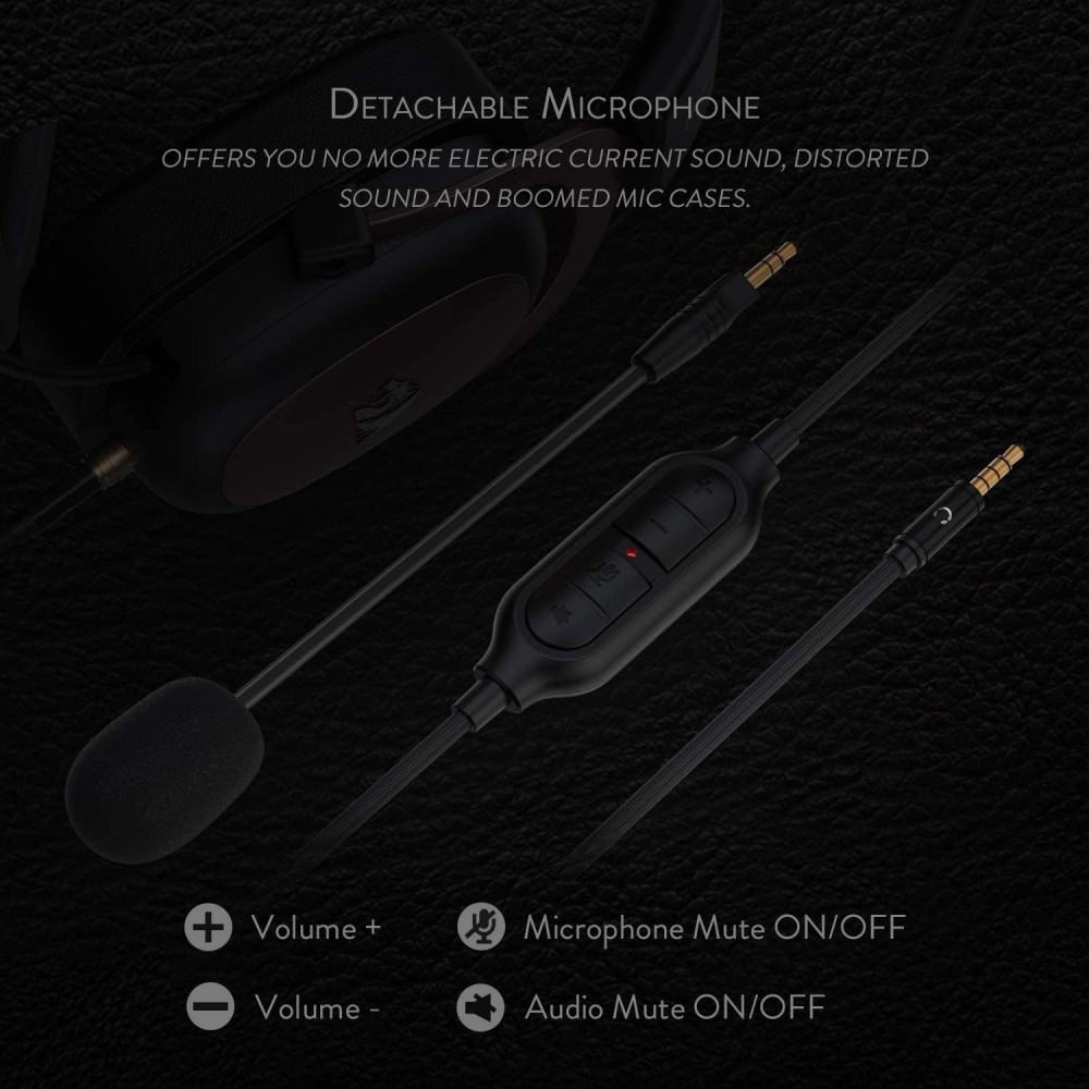 REDRAGON H510-FB Zeus Gaming Headset - 7.1 Surround Sound