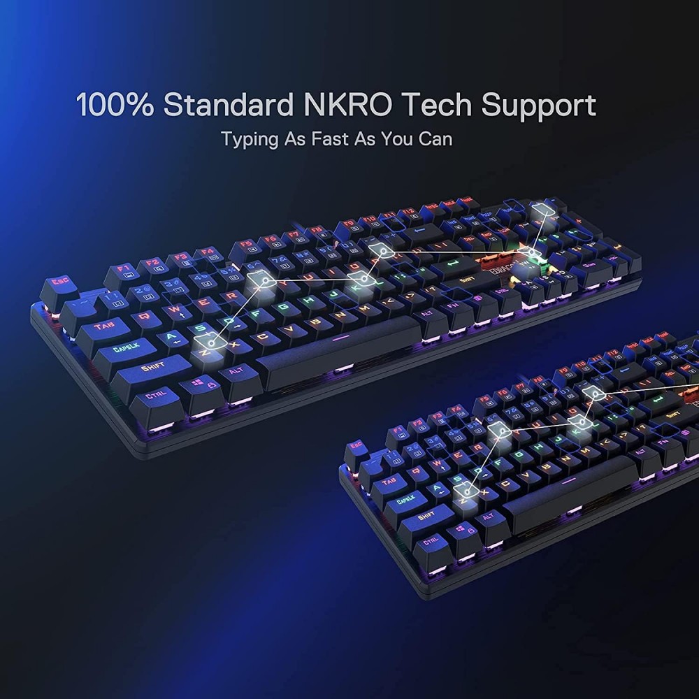 Redragon K608 Elite Valheim Rainbow Mechanical Gaming Keyboard ( Brown SWITCH )