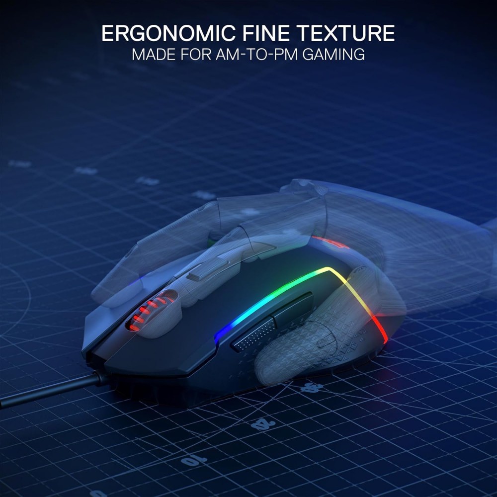 Redragon M616 TRIDENT RGB Gaming Mouse