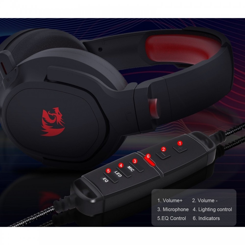 Redragon H399 NIREUS RGB Gaming Headset - 7.1 Surround Sound Redragon H399 NIREUS RGB Gaming Headset - 7.1 Surround Sound