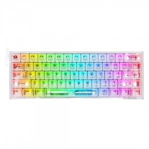 REDRAGON FIZZ K617CT-RGB 60% WIRED MECHANICAL KEYBOARD ( White )