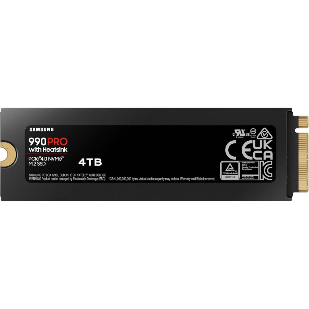 Samsung 990 Pro With Heatsink GEN 4.0 NVMe 4TB